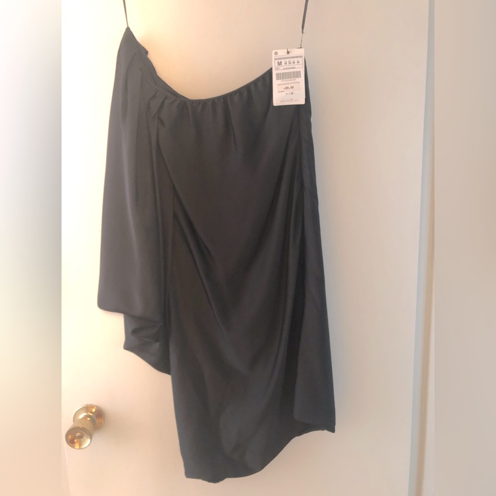 NWT Zara One-Shoulder Dress